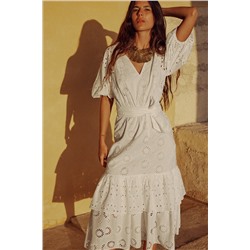 VESTIDO BORDADOS CINTURÓN