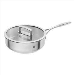 SCHMORPFANNE 24 CM, 18/10 EDELSTAHL