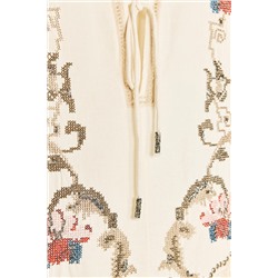 ZW COLLECTION FLORAL EMBROIDERY DRESS