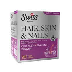 Swiss Комплекс для волос, кожи и ногтей, капсулы (веган), 30 шт