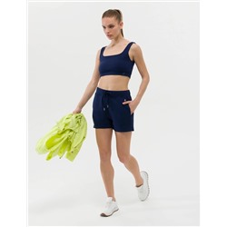Lacivert Regular Fit Örme Şort