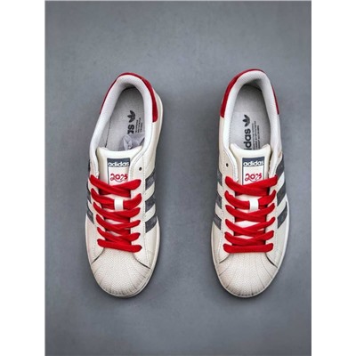 CLOT x Adida*s Originals Superstar ”Золотой год змеи" от кобренда Shell Head из мягкой кожи классического белого цвета арт. 120125