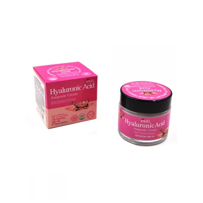 [EKEL] Ампульный крем ГИАЛУРОНОВАЯ КИСЛОТА Hyaluronic Acid Ampule Cream, 70 мл