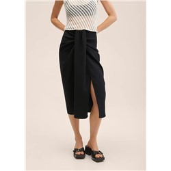 Falda lápiz nudo -  Mujer | MANGO OUTLET Melilla