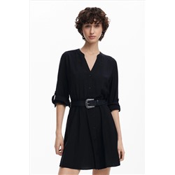 Vestido camisero cinturón