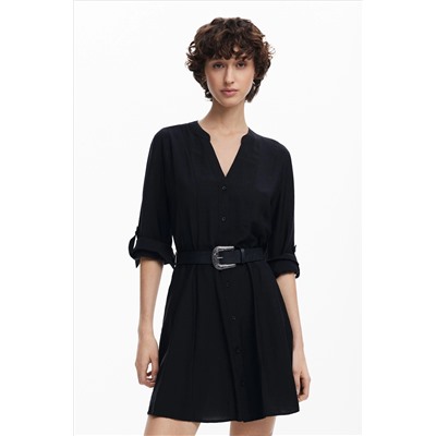 Vestido camisero cinturón