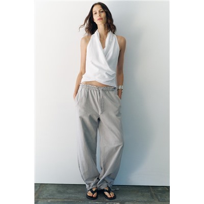 ZW COLLECTION LOOSE FIT LOW-RISE JEANS