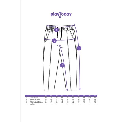 Брюки PLAYTODAY, 1124721