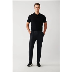 Avva Erkek Lacivert Yandan Cepli Yanı Lastikli Dokulu Slim Fit Dar Kesim Chino Pantolon A32y3085 A32Y3085