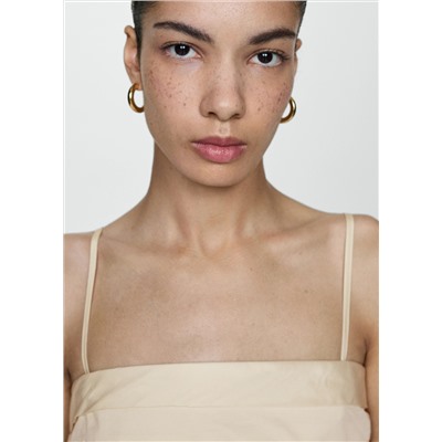 Top bandeau drapeado
