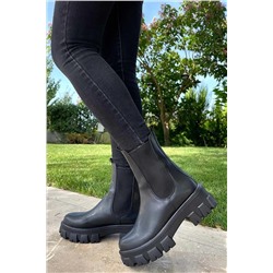 Bambi Siyah Kadın Bot & Bootie K02839052109