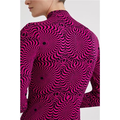 Vestido midi slim psicodelia