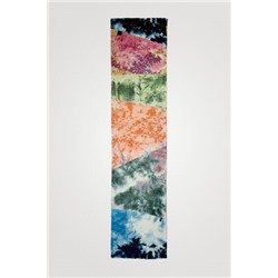 Foulard largo bajo deshilachado