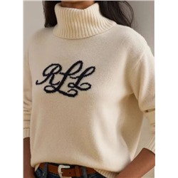 Женский  жаккардовый свитер с высоким воротом RALPH LAURE*N ОРИГИНАЛ!