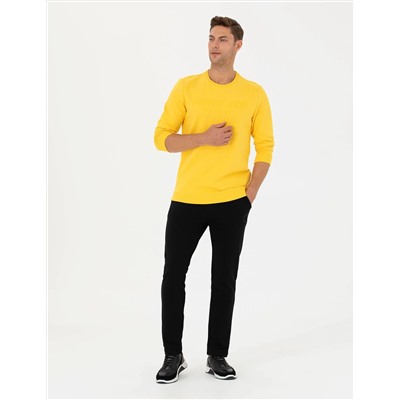 Sarı Regular Fit Sweatshirt
