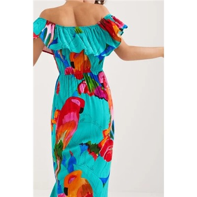 Vestido boho tropical