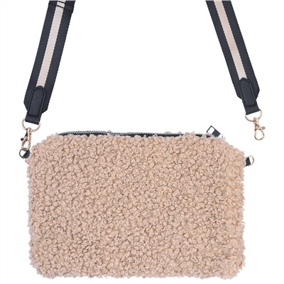 Damen Tasche mit Felloptik