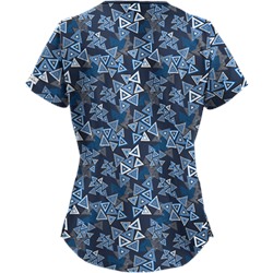 UA Right Angle Navy Scrub Top