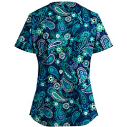 UA Tibetan Tease Navy Scrub Top