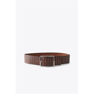 CINTURÓN PIEL MULTI TACHAS