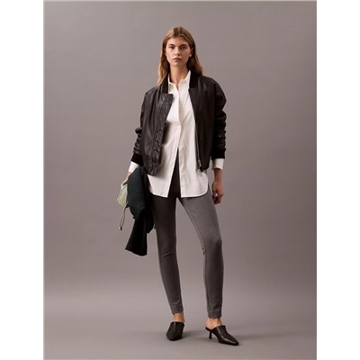 Solid Ponte Skinny Pants