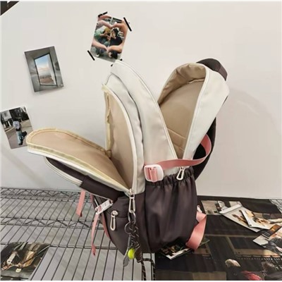 Рюкзак школьный для девочек и мальчиков. Брелок в подарок