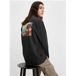 LONGSLEEVE RELAXED GRAPHIC TEE SHIRT