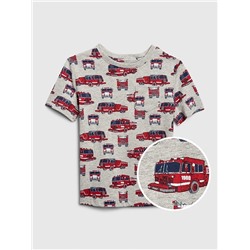 Toddler Print Pocket T-Shirt