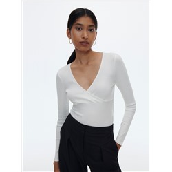 Body Aus Ripp-Jersey