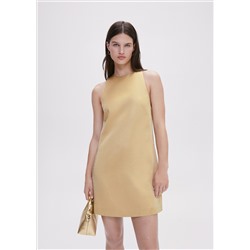 Vestido corto satinado