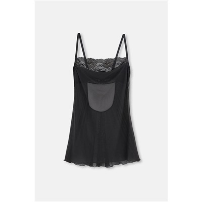 Dagi Dantel Detaylı, Tül Babydoll 22SW21068UK_SY