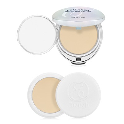 ★SALE★ Collagen Whitening Moisture Two Way Cake SPF28 PA+++ (Including Refill) #13, Осветляющая компактная пудра с колагеноми солнцезащитным фактором SPF 28 с запаской