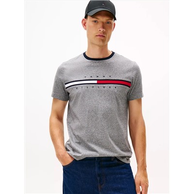 Embroidered Flag Logo T-Shirt