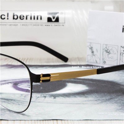 IB00040 - Оправа ic!Berlin Bata Jana sun gold + футляр