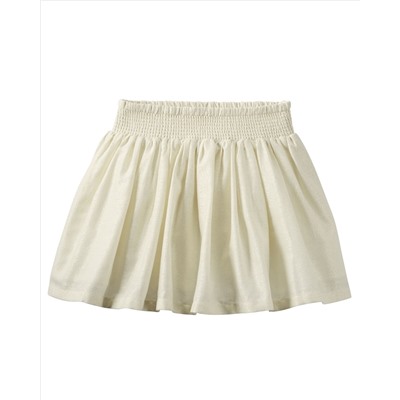 Metallic Striped Skirt