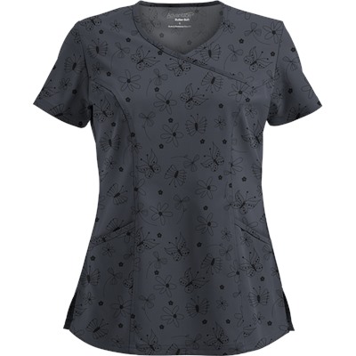 Advantage STRETCH by Butter-Soft™ Moonsong Pewter Scrub Top