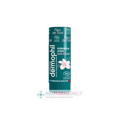 Dermophil Stick Lèvres Fleur de Tiaré BIO 4g