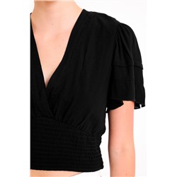 Crop top Negro