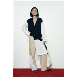 CHAQUETA COMBINADA POPELÍN