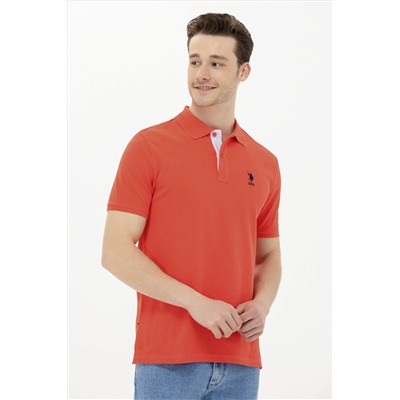 Erkek Kırmızı Basic Polo Yaka Tişört