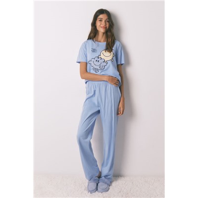 Pijama largo SmileyWorld® manga corta