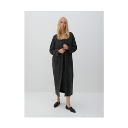 Cardigan mit gesprenkelter Textur