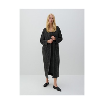 Cardigan mit gesprenkelter Textur