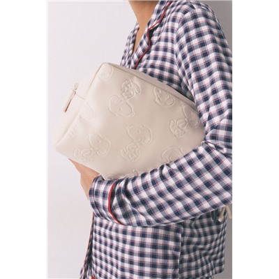 Neceser grande neopreno print Snoopy blanco