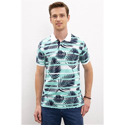 Erkek Mint Polo Yaka Tişört
