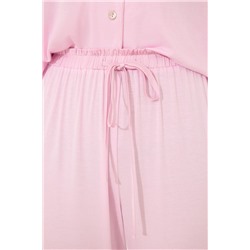 Pijama camisero Capri viscosa rosa