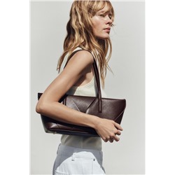 BOLSO ALARGADO ENTRELAZADO