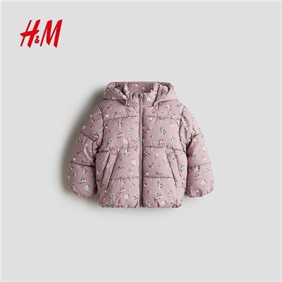 Утепленная куртка для девочек H&M