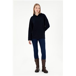 Kadın Lacivert Sweatshirt