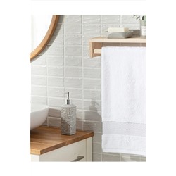 English Home, Deluxe Pamuklu Low Twist Yüz Havlusu Beyaz